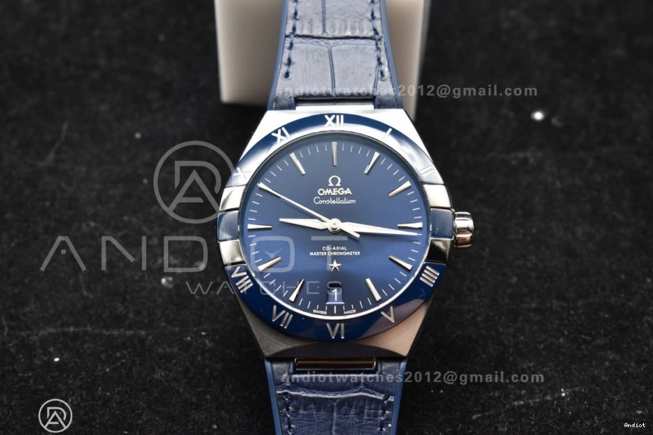 Dial Strap on Gummy VSF Best Ceramic SS Super Blue Blue Edition Clone 1:1 Blue A8900 Constellation 1223